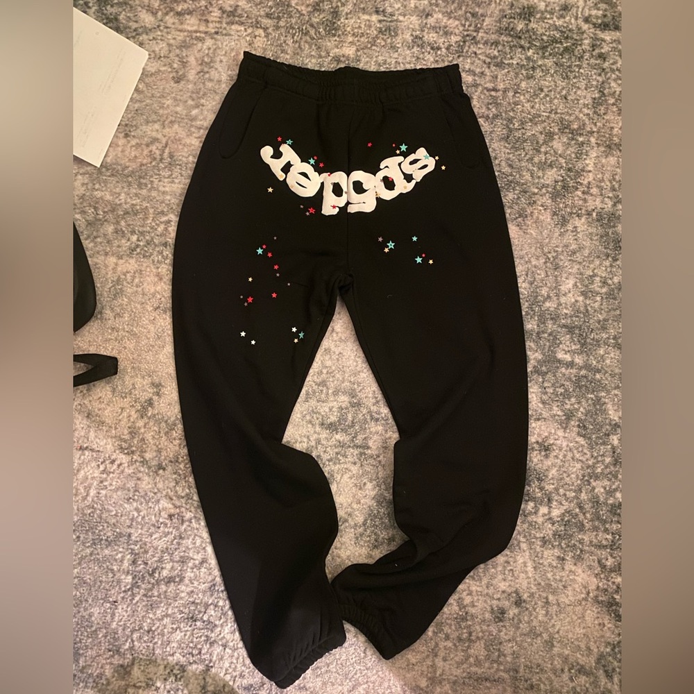 Spider WorldWide Wen’s Black/Grey Pants - XL